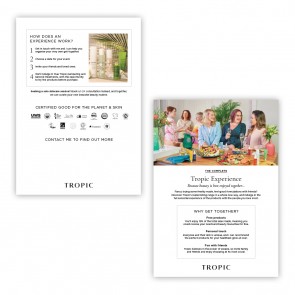 The complete Tropic experience A5 leaflet